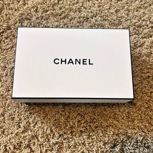 CHANEL Authentic Chanel Empty Gift Box New Condition 9.5"X5.5"X3" Black White